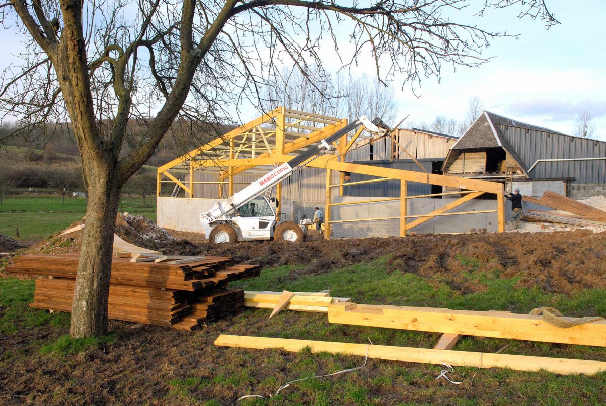 Maçonnerie agricole à Chance CONSTRUCTION MOREL GERARD